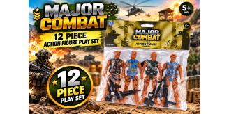 Major Combat 12PC Action Figure Play Set – 96 Sets Per Carton