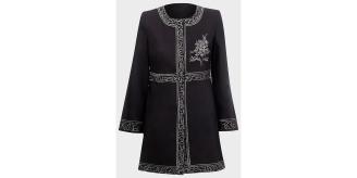 Joblot 3 Turkish Style Black Embroidered Ladies Coats, Mixed Sizes, Modest Wear