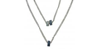 Wholesale Joblot of 10 French Connection Silver Abacus Choker Necklaces