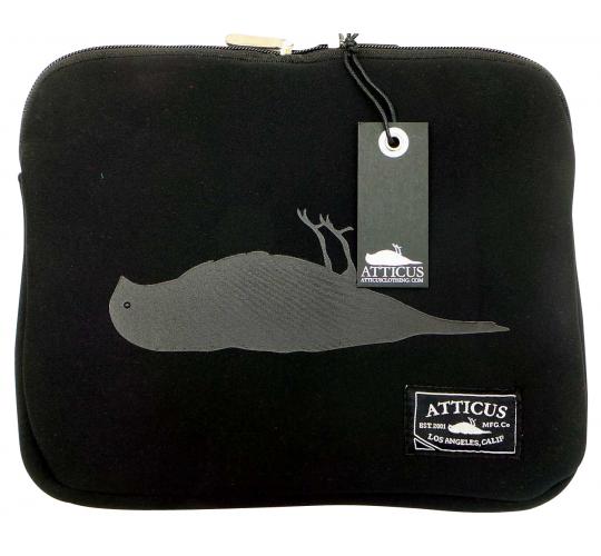 Joblot of 10 Atticus Laptop/Tablet Cases Harvey Black 'Dead Bird' Logo Zip-Up