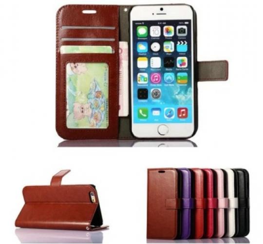 100 x High Quality Wallet Photo Frame Protective case for iPhone 5/5s/6/6s/6 Plus/6s Plus