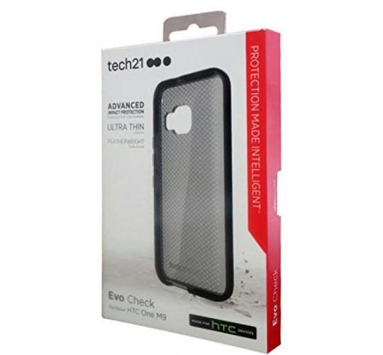 100 x Tech21 HTC One M9 Evo Check Impact Shield Shell Case Cover Black