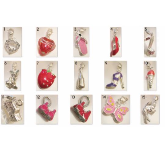 200pcs ❤ Silver Plated HEART CHARMS Jewellery Making Wholesale Bracelet Job lot