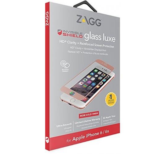 50 x Zagg InvisibleShield Glass Luxe Screen Protector Guard For Apple iPhone 6s & 6 (Model - IP6BGS-RG0)