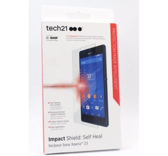 100 x Tech21 Sony Xperia Z3 Impact Shield Self Healing Screen Protector Guard