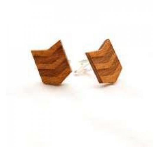 Transformers Birch Wood cuff links
