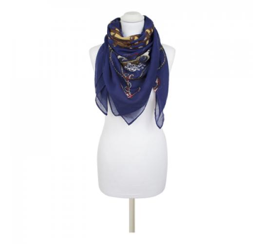 Wholesale Job Lot Clearance Nautical Print Scarf