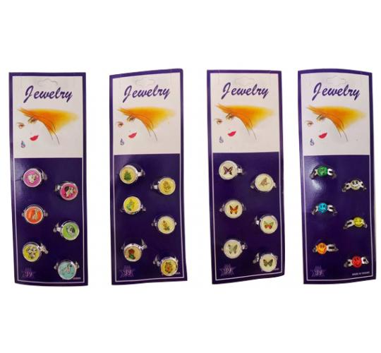 Wholesale Joblot of 144 Childrens Assorted Fashion Rings Mix of Styles