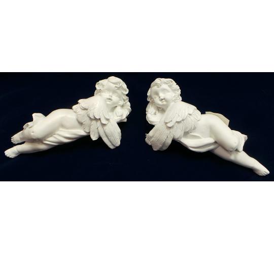 Wholesale Joblot of 25 Madame Posh Cherub Angel White Figurines 2 Styles
