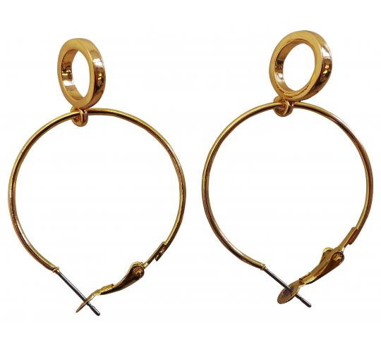 Wholesale Joblot of 20 Ladies Gold Multi-Hoop Earrings