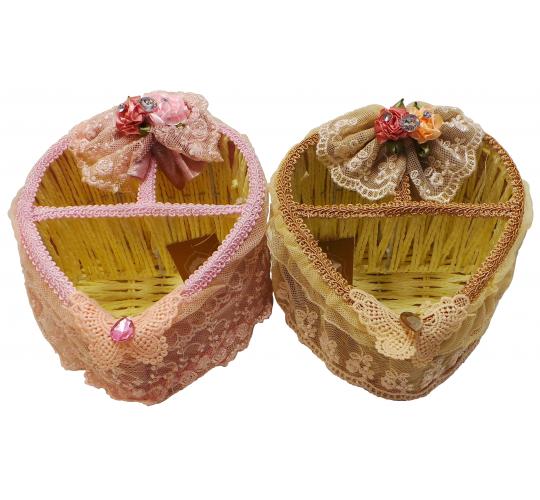 Wholesale Joblot of 10 Madame Posh 'Semele' Trinket Baskets 2 Colours 41486