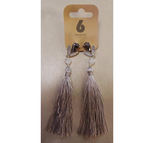 Wholesale Joblot of 20 DesignSix Ladies Silver Tassel Earrings