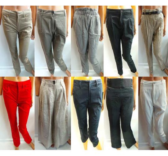 Wholesale Joblot of 10 Ladies Mango Trousers Assorted Styles & Sizes