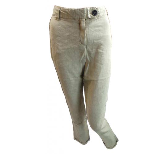 Wholesale Joblot of 12 Mango Ladies Natural Linen Trousers Mixed Sizes
