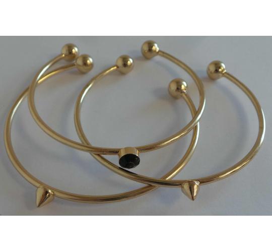 Wholesale Joblot Of 20 DesignSix Casted Ball End Bangles 3 Bangles Per Pack