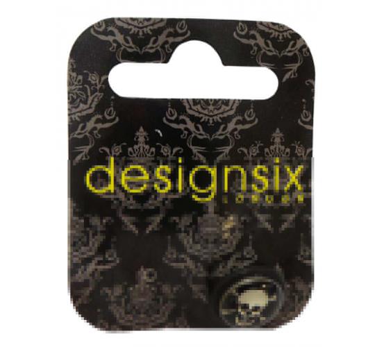 Wholesale Joblot of 30 DesignSix Skull Spike Earrings