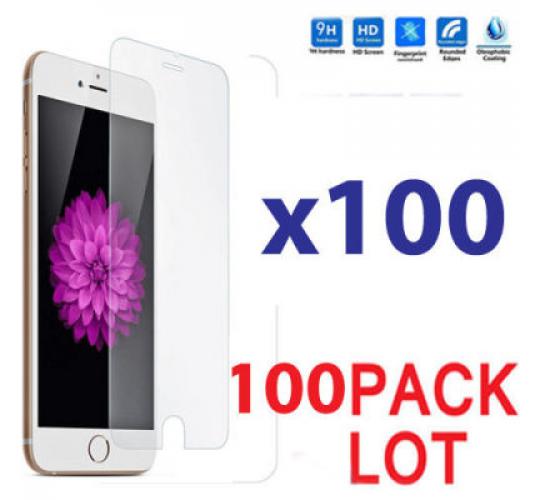 100x Genuine Tempered Glass Screen Protector For Apple iPhone 6+ 7+ 8+ 5.5 inch