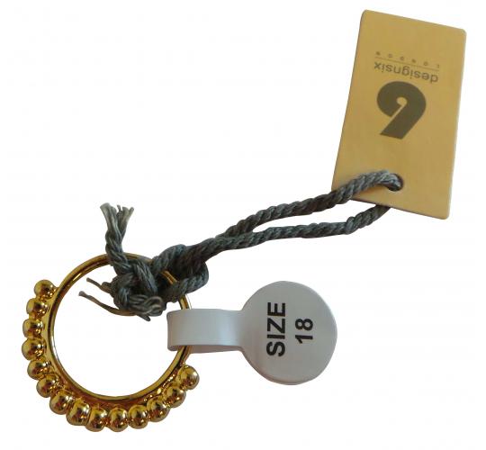 Wholesale Joblot of 20 DesignSix Bobble Rings Gold