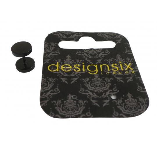 Wholesale Joblot of 20 DesignSix Black Double Sided Earrings