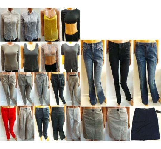 Wholesale Joblot of 20 Mango Ladies Mixed Clothing - Tops, Trousers, Skirts Etc