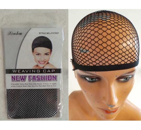Wholesale Joblot of 50 Nylon Hair Nets with Elastic Black