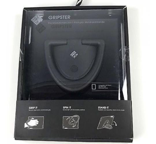 Native Union Gripster 3 in 1 Ipad 2 Grip Stand Cover Handle Cover Black Case RRP £45 