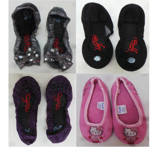 Joblot of 11 Redfoot & Hello Kitty Girls Shoes & Slippers Mixed Sizes