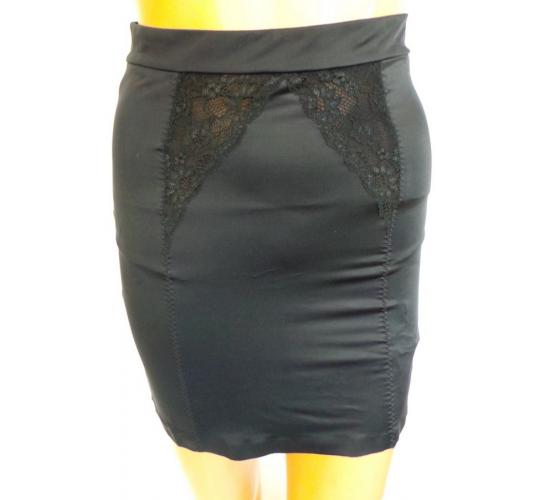 Wholesale Joblot of 10 Avon Body Illusion Half Slip With Floral Netting - Black