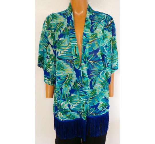 Wholesale Joblot of 10 Avon Womens Club Caliente Palm Print Kimono Size 12/14