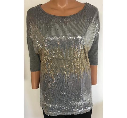 Wholesale Joblot of 10 Avon Womens Zig Zag Sequin T-Shirt Size 10/12