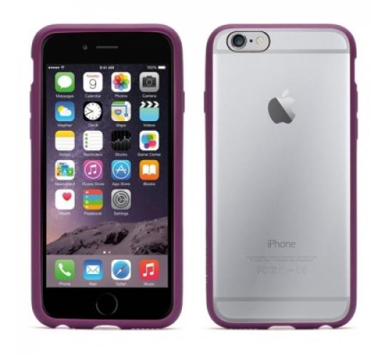 50 x Griffin iPhone 6S & 6 Reveal Thin Slim Case Cover & Screen Protector Clear Purple