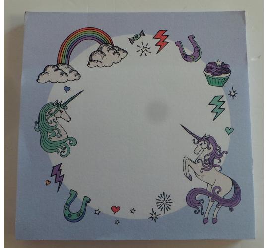 Wholesale Joblot of 50 BIC Unicorn Post-It Notes (50 Sheets on Each)