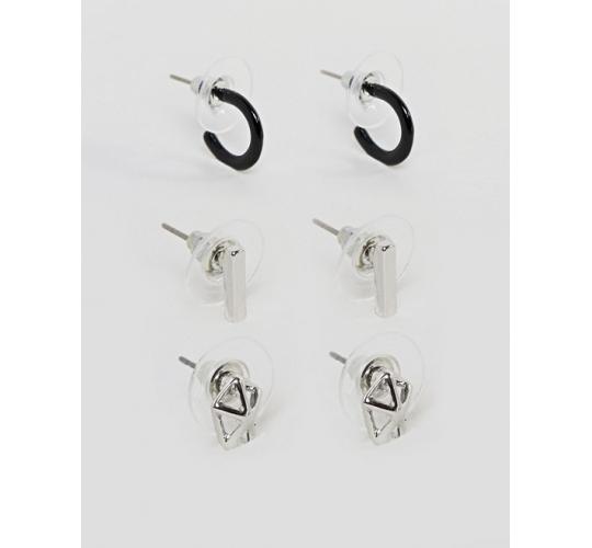 Wholesale Joblot of 30 DesignB Geometric Stud & Hoop Earrings 3 Pack