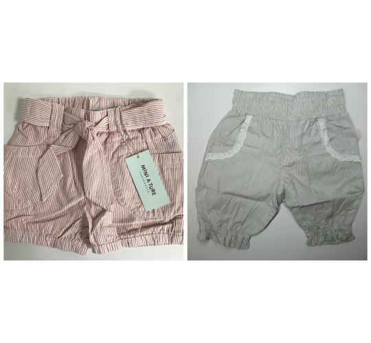 One Off Joblot Of 9 Girls Or Boys Designer Shorts From Mini A Ture & Aya Naya Bottoms
