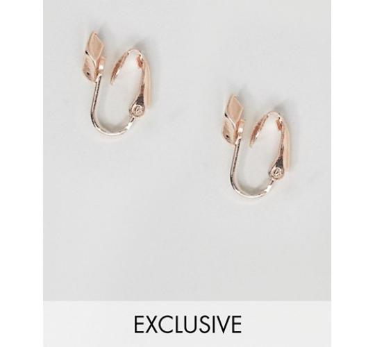 Wholesale Joblot of 30 DesignB Rose Gold Sleeper Earrings Clip On 1071618