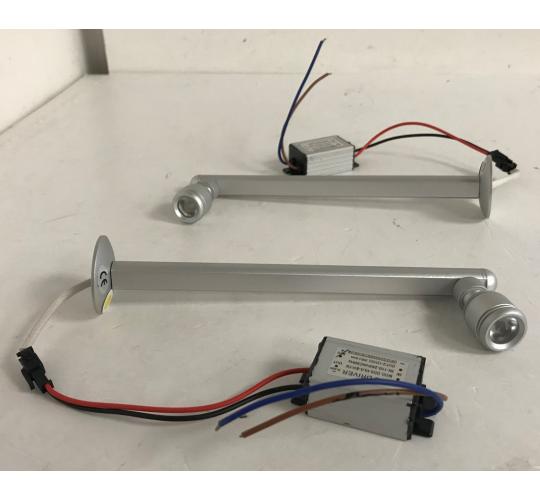 One Off Joblot of 11 Packs of 2 Warm White LED Spotlight 1W 100V-240V