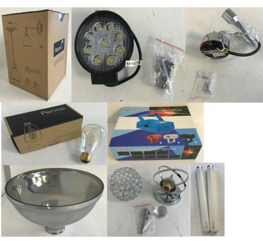 One Off Joblot of 18 Mixed Lighting Stock - Permo, Pathson, Reelva & More