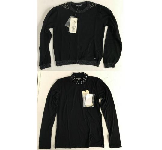 One Off Joblot of 10 Miss Grant Girls Stud Trim Tops & Cardigans Mixed Sizes