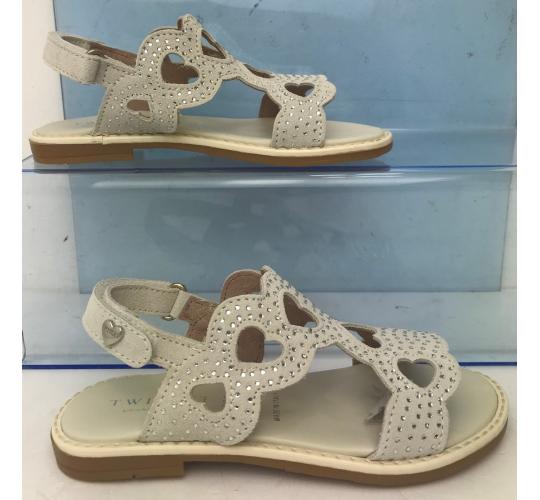 Wholesale Joblot of 3 Twinset Girls Cut-Out Heart Sandal Range of Sizes