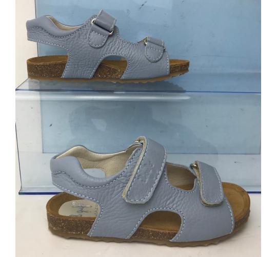 Wholesale Joblot of 4 IL Gufo Childrens Blue Leather Sandals Mixed Sizes