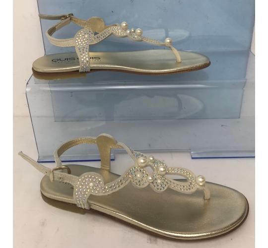 One Off Joblot of 6 Quis Quis Girls Diamante Encrusted Faux-Pearl Detail Shoes