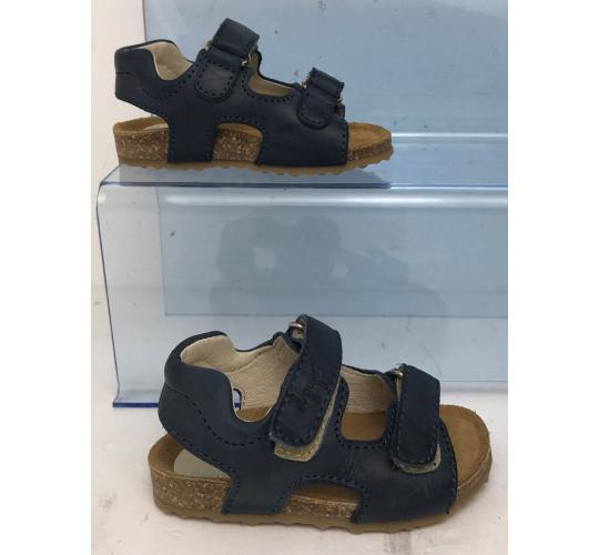 One Off Joblot of 5 IL Gufo Boys Blue Leather Double Strap Sandals Sizes 5-9