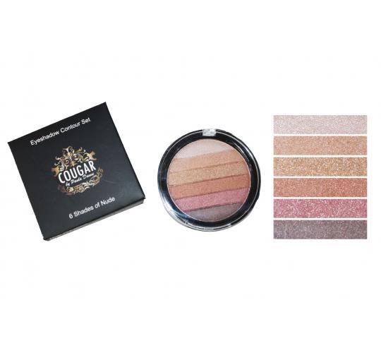 Wholesale Joblot of 24 Cougar 6 Shades of Nude Eyeshadow Contour Set