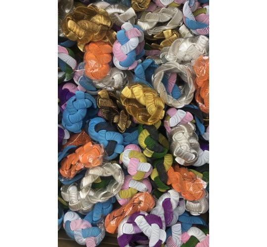 metal plaited bracelets