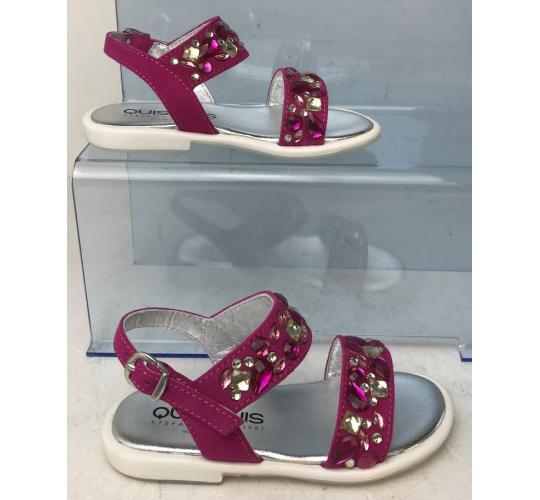 One Off Joblot of 7 Quis Quis Girls Leather Sandals 2 Styles Mixed Sizes