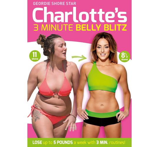 500 x Charlotte Crosby 3 Minute Belly Blitz DVD