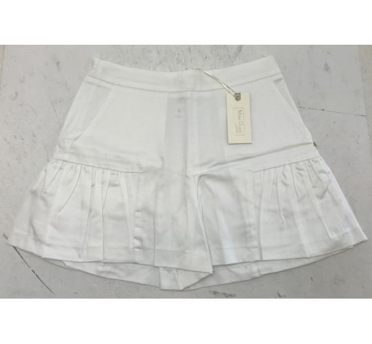 One Off Joblot of 6 Miss Grant Girls White Summer Shorts with Pleat 3 Sizes