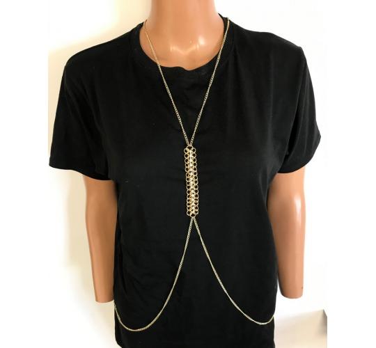 Wholesale Joblot of 30 DesignB London Body Harness Jewellery in Gold Chain