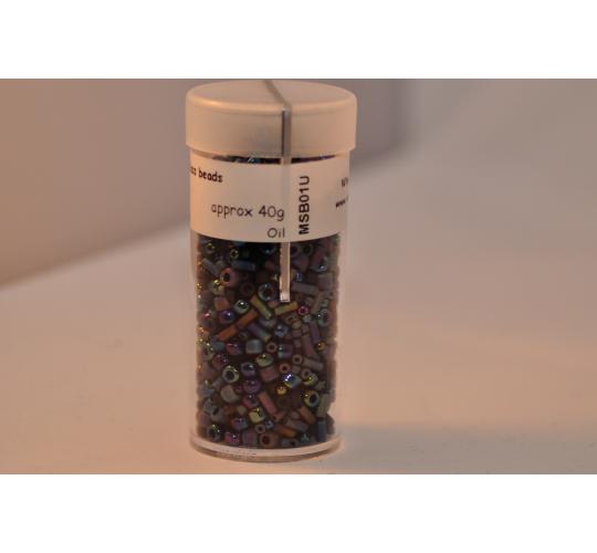 BULK LISTING - 213 sealed tubes of quality mixed beads - 9 colour themes - 2 weights