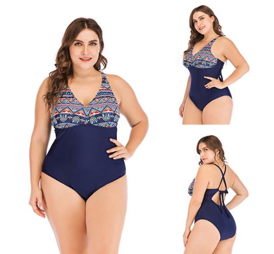 20 x Aztec Blue Swimsuit Bikini Beach Holiday Women Swimwear Size L|UK SELLER|GCLSW001